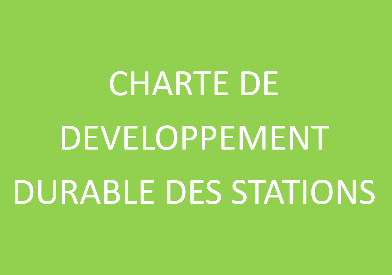 Charte de Développement Durable des Stations